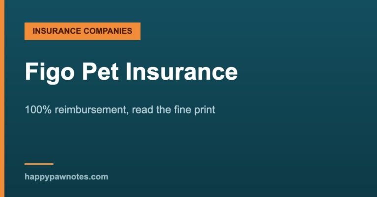 Figo Pet Insurance review — 100% reimbursement, read the fine print, Happy Paw Notes