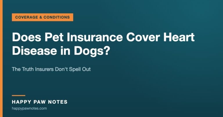 Does Pet Insurance Cover Heart Disease in Dogs? — The Truth Insurers Don't Spell Out, Happy Paw Notes