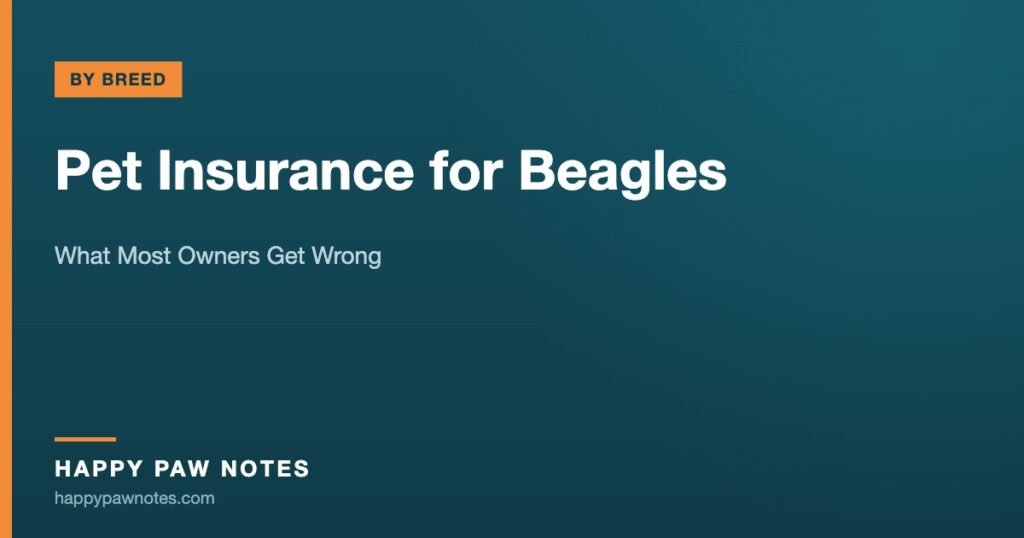 Pet Insurance for Beagles — What Most Owners Get Wrong, Happy Paw Notes