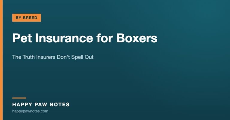 Pet Insurance for Boxers — The Truth Insurers Don't Spell Out, Happy Paw Notes